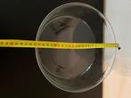 Bodem schaal glas zgan, Huis en Inrichting, Ophalen, Zo goed als nieuw, Rond, Glas