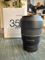 Samyang 35mm F1.4 FE Sony Lens, Ophalen of Verzenden, Zo goed als nieuw, Standaardlens