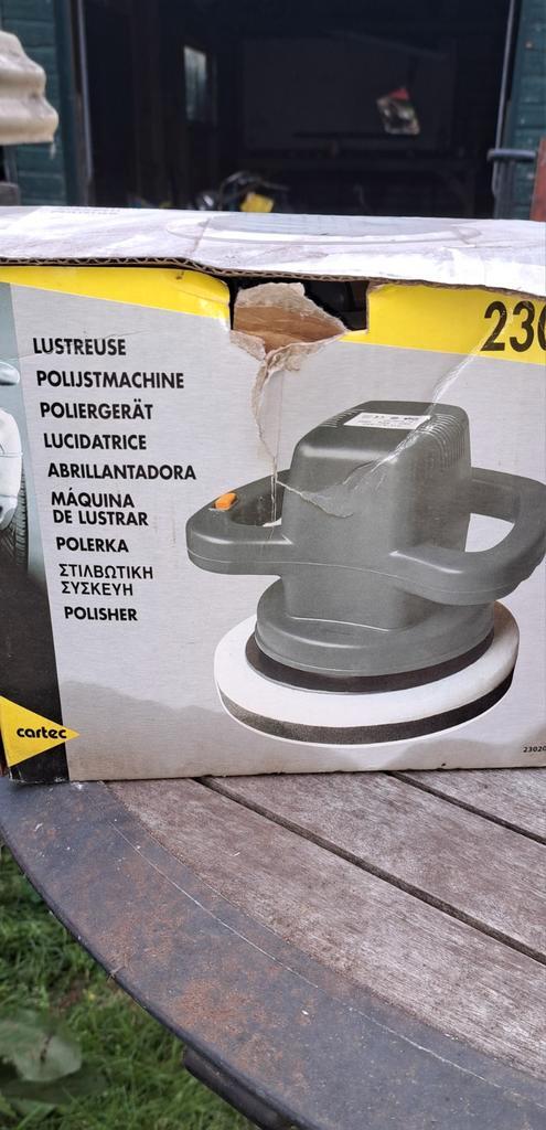 Nieuw polijst , Cartec Polijstmachine 230V - Nieuw in doos, Auto diversen, Autogereedschap, Nieuw, Ophalen