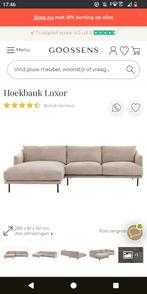 Goossens Luxor hoekbank, Huis en Inrichting, Banken | Bankstellen, Ophalen, Zo goed als nieuw, Vierpersoons of meer