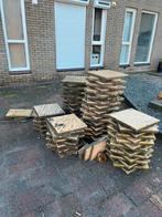 Gratis ophalen tegels 40x40cm, Tuin en Terras, Tegels en Klinkers, Ophalen of Verzenden, Gebruikt, Beton, Terrastegels