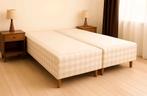 2 pers. Hastens boxspring L:210cm B:180cm zo goed als nieuw, Huis en Inrichting, Slaapkamer | Boxsprings, Ophalen, 210 cm, Hastens