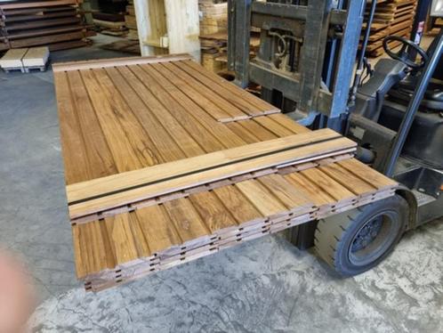 11.52 m2 Dubbel Rhombusprofiel - nr: HP43, Tuin en Terras, Palen, Balken en Planken, Nieuw, Planken, Hardhout, Ophalen
