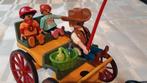 6932 paard en wagen met pa en 2 kids, Ophalen of Verzenden, Zo goed als nieuw, Complete set