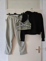 Prachtig 3-delig sportset Zara/Guess mt M/L, Kleding | Dames, Ophalen of Verzenden, Zo goed als nieuw, Groen