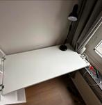 Ikea bureau 120x60 met verstelbare poten, Ophalen, In hoogte verstelbaar, Gebruikt, Bureau