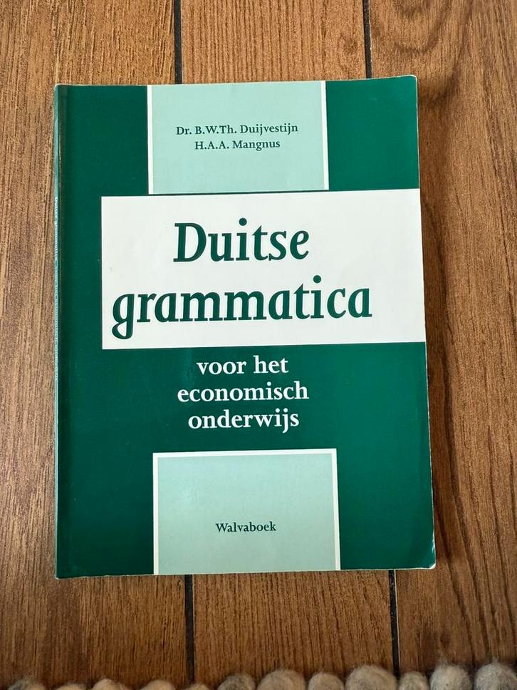 Duitse grammatica voor het economisch onderwijs, Boeken, Schoolboeken, Zo goed als nieuw, Nederlands, Overige niveaus, Ophalen of Verzenden