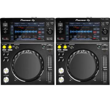 Set 2 Pioneer DJ XDJ 700 XDJ700 Rekordbox USB Players beschikbaar voor biedingen