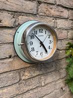 2 Vintage Unieke Wandklokken Koopvaardijschip, Ophalen, Nieuw, Digitaal, Wandklok