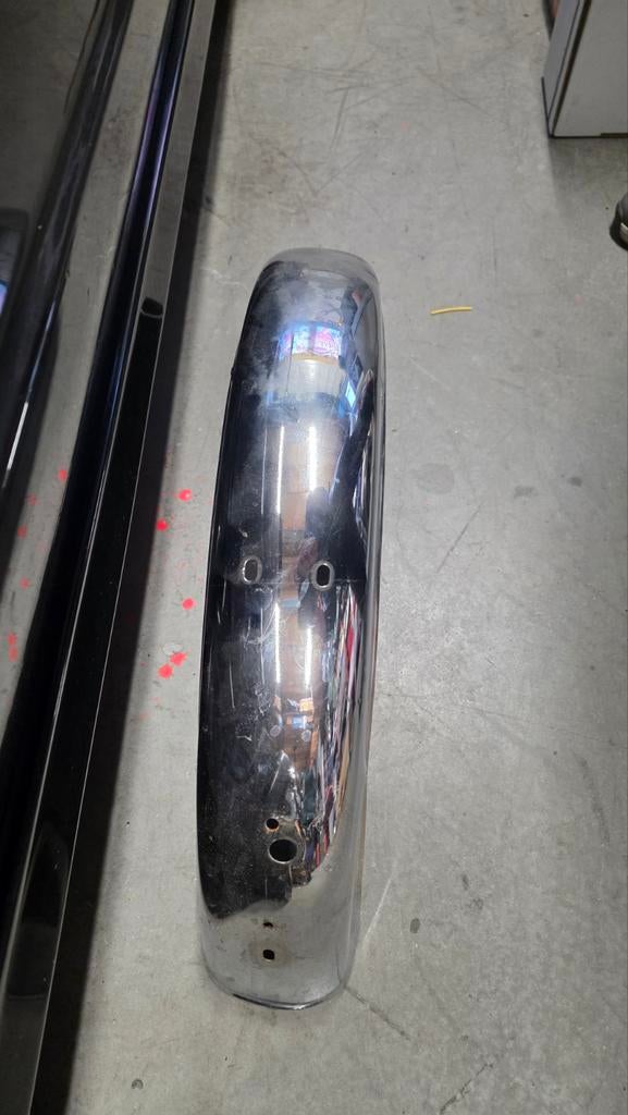 Chrome spatbord voor kreidler., Fietsen en Brommers, Brommeronderdelen | Kreidler, Ophalen, Gebruikt, Frame