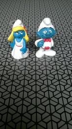 Smurfen Gehuwden 2.0216 en 2.0217, Ophalen of Verzenden, Gebruikt, Verschillende Smurfen, Poppetje, Figuurtje of Knuffel
