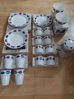 Boerenbont Servies - Borden, Kommen, Kopjes, Bekers, Huis en Inrichting, Keuken | Servies, Gebruikt, Ophalen of Verzenden, Bord(en)