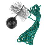 GEZOCHT: schoorsteenveegset met touw en stalen kogel, Ophalen, Gas, Gaskachel