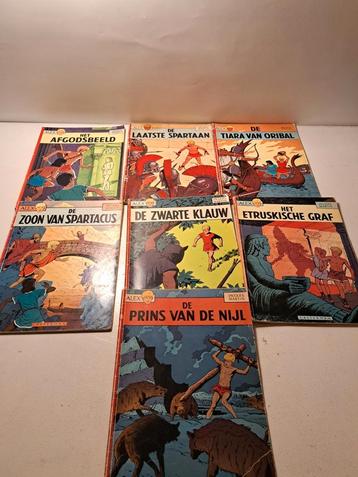 Vintage strips , Lucky luke  , Alex,  Rob van de rover beschikbaar voor biedingen