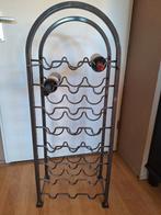 Wijnrek voor 24 flessen, Ophalen, 5 tot 15 flessen, Zo goed als nieuw, Metaal