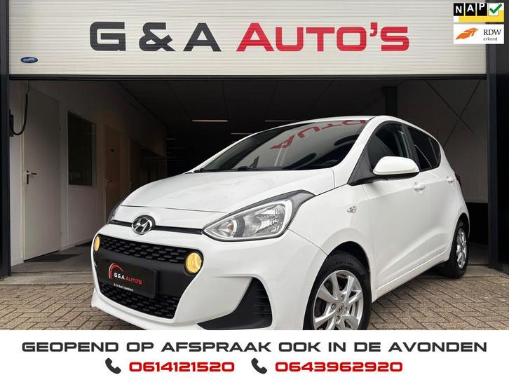 Hyundai I10 1.0i Airco / Carplay / Cruise CTRL / Navi / Stuu, Auto's, Hyundai, Bedrijf, Te koop, i10, ABS, Airbags, Airconditioning