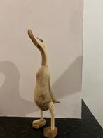 Houten eend, Ophalen