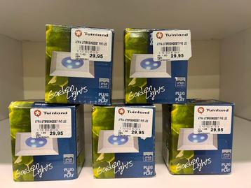 Nieuw in doos 5x blauwe led Atria GardenLights inbouwspotjes beschikbaar voor biedingen