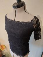 Caroline Biss kanten off shoulder top - maat 40, Maat 38/40 (M), Zwart, Ophalen of Verzenden, Zo goed als nieuw