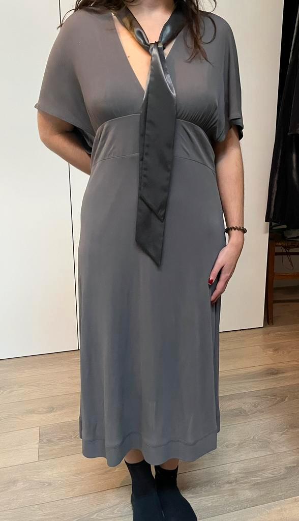 Seventy design jurk paars M, Kleding | Dames, Jurken, Zo goed als nieuw, Paars, Knielengte, Ophalen of Verzenden