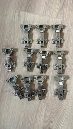 11x IKEA scharnier, Ophalen of Verzenden, Gebruikt, IJzer, Scharnier