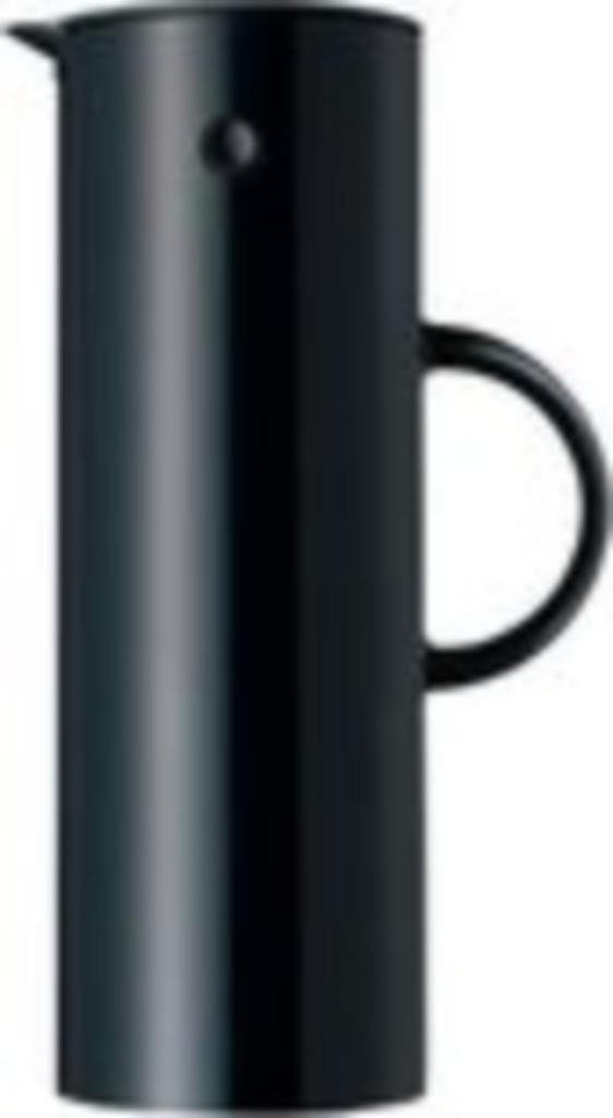 Stelton Thermoskan - 1 l - Zwart, Caravans en Kamperen, Kampeeraccessoires, Ophalen of Verzenden
