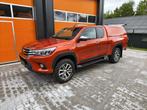 Toyota Hilux 2.4 D-4d 4WD 150PK 2019 long range tank, USB, Zwart, Origineel Nederlands, Vierwielaandrijving