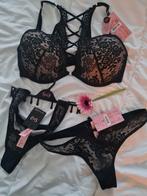 Sexy dames lingerie, Kleding | Dames, Ondergoed en Lingerie, Ophalen of Verzenden, Zwart, Setje