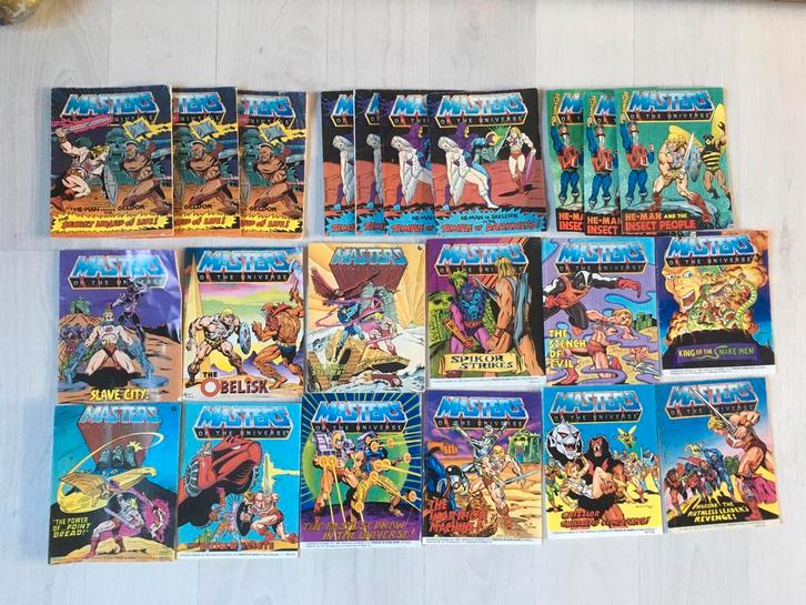 Masters of the universe 22X mini comics Motu, Verzamelen, Speelgoed, Gebruikt, Ophalen of Verzenden