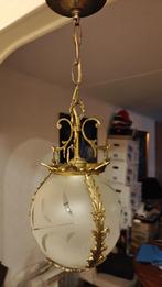 Antieke koperen hanglamp, Ophalen of Verzenden