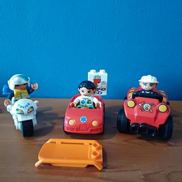 Duplo lego Politie Brandweer Ambulance  beschikbaar voor biedingen