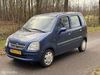 Opel Agila 1.2-16V | Trekhaak | Stuurbekrachtiging | 94DKM, Auto's, Voorwielaandrijving, Blauw, Origineel Nederlands, Bedrijf