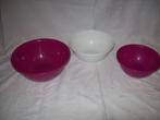 1 set van 3 hard-plastic schalen, Overige materialen, Gebruikt, Ophalen of Verzenden, Schaal of Schalen