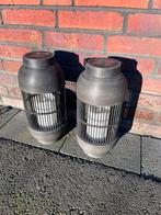 Lantaarn (2 stks), Tuin en Terras, Buitenverlichting, Ophalen, Kunststof, Gebruikt, Minder dan 50 watt
