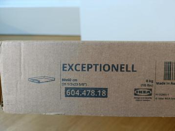 IKEA EXCEPTIONELL Lade, laag met druk-open, wit, 80x60 cm - afbeelding 3