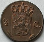 halve cent 1846 topkwaliteit!, Postzegels en Munten, Munten | Nederland, Ophalen of Verzenden, Koning Willem II, Overige waardes