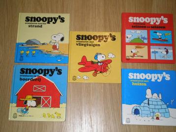 5 Snoopy boeken. Charls M.Schulz beschikbaar voor biedingen