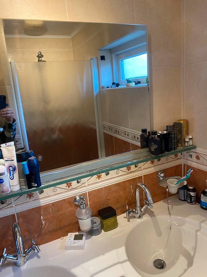 Infrarood verwarmingsspiegel - Badkamer comfort, Huis en Inrichting, Badkamer | Badkamermeubels, Nieuw, Spiegelkast, Minder dan 100 cm