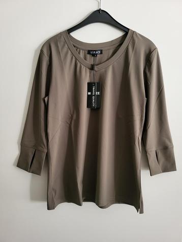 Mi Piace travelstof Dark Armygreen top maat M  beschikbaar voor biedingen