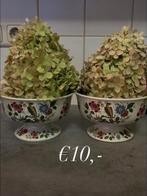 Bloempotten antiek - €10 per stuk, Tuin en Terras, Ophalen, Rond, Minder dan 30 cm