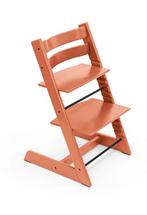 Stokke Tripp Trapp Oranje in prima staat!, Kinderen en Baby's, Kinderstoelen, Ophalen, Gebruikt, Meegroeistoel, Aanschuifbaar