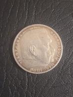 5 Reichsmark 1939 G met HK zeldzaam, Zilver, Duitsland, Ophalen of Verzenden, Losse munt