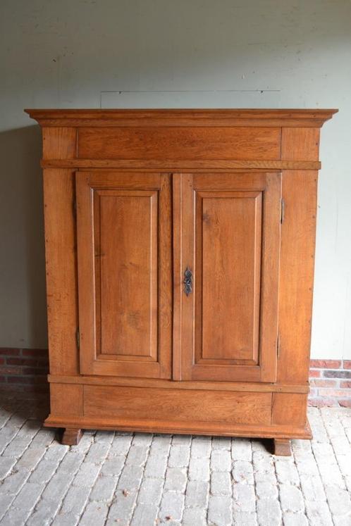 Prachtige antieke eiken houten spinde kast, broodkast., Antiek en Kunst, Antiek | Meubels | Kasten, Verzenden