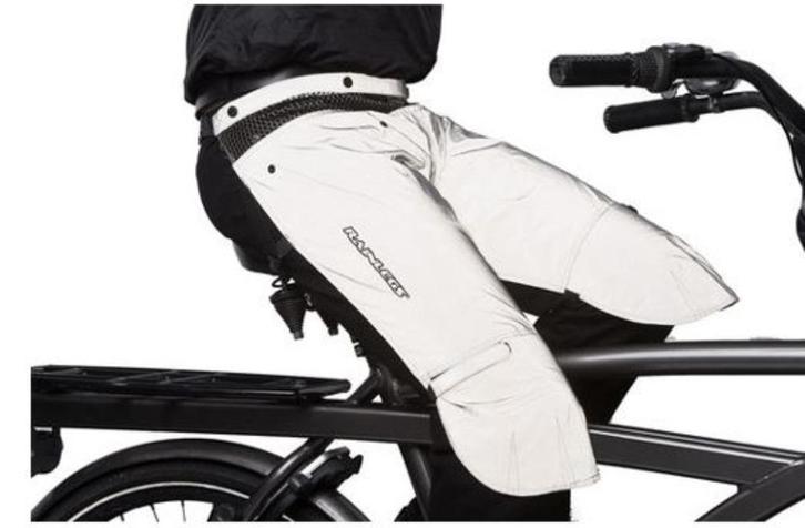 Rainlegs Reflecterend Grijs + evt. bedrukken, Fietsen en Brommers, Fietsaccessoires | Fietskleding, Nieuw, Dames, Heren, Kinderen