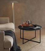 Westwing salontafel zwart marmerlook  Ø 80cm, NwStaat, Ophalen, 50 tot 100 cm, Rond, Westwing, Design, Hotel Chique, Modern