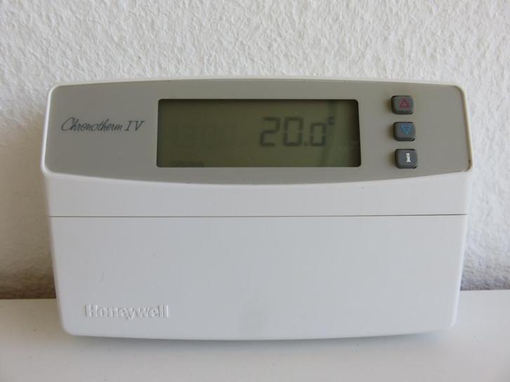 Honeywell Chronotherm IV digitale klokthermostaat, Doe-het-zelf en Verbouw, Thermostaten, Gebruikt, Ophalen of Verzenden