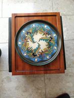 Plateel wandbord c.q. blad van rookstel, Ophalen of Verzenden