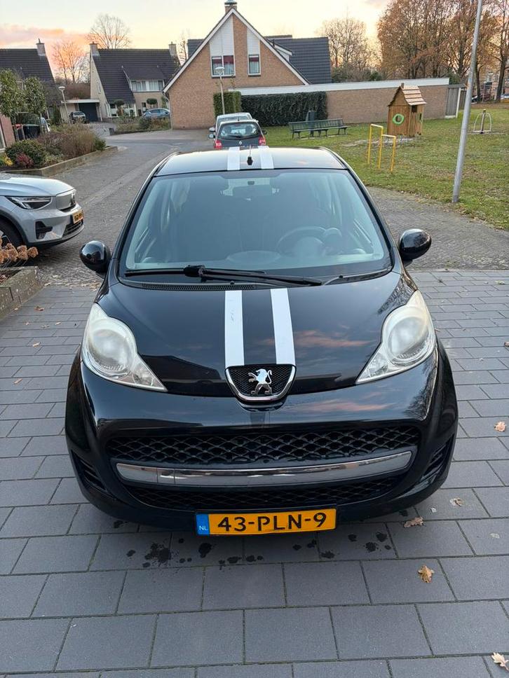 Peugeot 107 1.0 12V E-vti 68PK 3DR 2011 Zwart, Auto's, Peugeot, Particulier, Benzine, A, Hatchback, Handgeschakeld, Origineel Nederlands