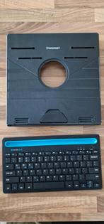 standaard  + bluetooth toetsenbord voor laptop/tablet, Ophalen of Verzenden, Zo goed als nieuw