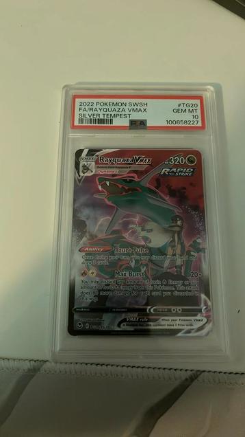 Rayquaza tg20 PSA 10 beschikbaar voor biedingen